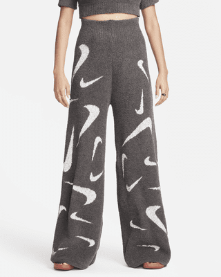 Женские  Nike Sportswear Phoenix Cozy Bouclé High-Waisted Wide-Leg Knit Pants