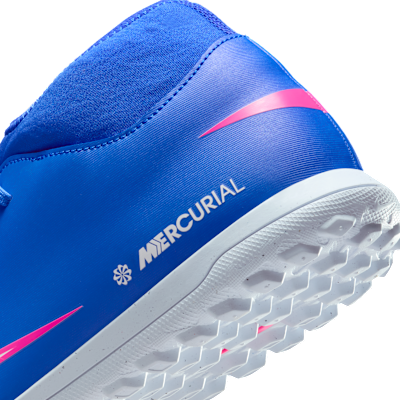 Tacos de fútbol para pasto sintético (turf) de corte high Nike Mercurial Superfly 10 Club