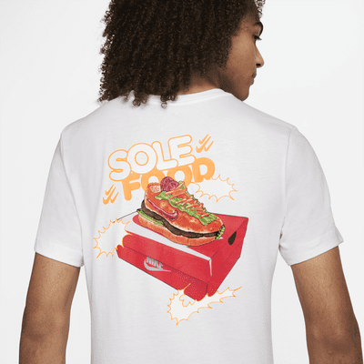 nike sole food shirt