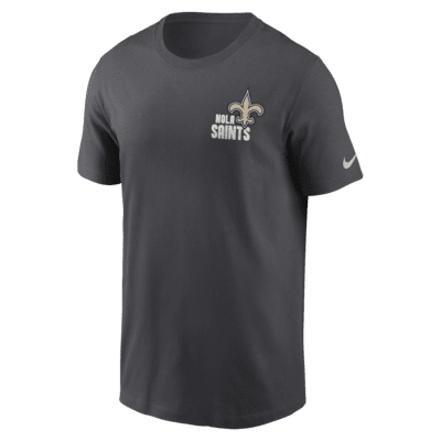 NFL Team Apparel Youth New Orleans Saints Game Time White T-Shirt