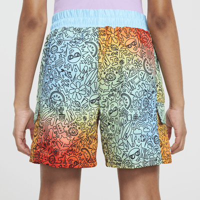 Shorts de vóleibol de 15 cm para niña talla grande Nike Swim Doodle