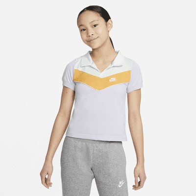Nike Sportswear Heritage Big Kids' (Girls') Polo. Nike.com