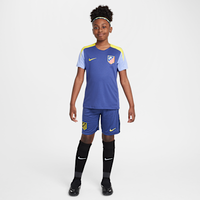 Camisola de futebol de manga curta Nike Dri-FIT Strike Atlético de Madrid Júnior