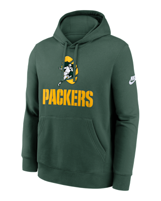 Мужское худи Green Bay Packers Best Season Rewind Club Nike NFL Pullover Hoodie