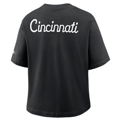 Cincinnati Bengals Rewind Pocket Boxy Women's Nike NFL T-Shirt