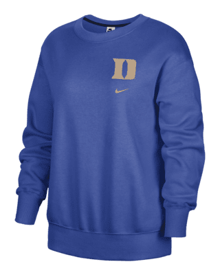 Duke Club Fleece Women's Nike College Oversized Fit Crew-Neck Sweatshirt.  Nike.com