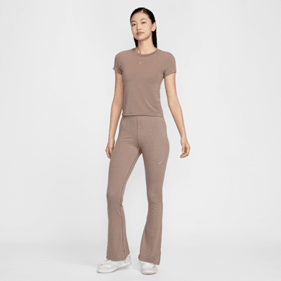 Nike Sportswear Chill Knit Women's Tight Mini-Rib Flared Leggings
