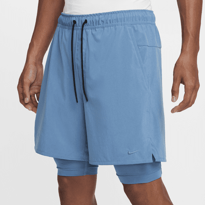 Shorts versátiles Dri-FIT de 18 cm 2 en 1 para hombre Nike Unlimited