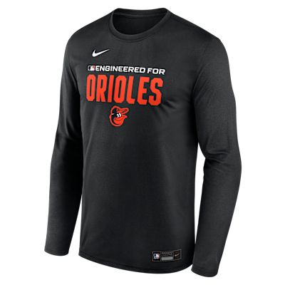 Baltimore Orioles Authentic Collection Team Issue Men's Nike Dri-FIT MLB Long-Sleeve T-Shirt