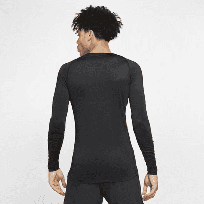 Nike Pro Men's Tight-Fit Long-Sleeve Top