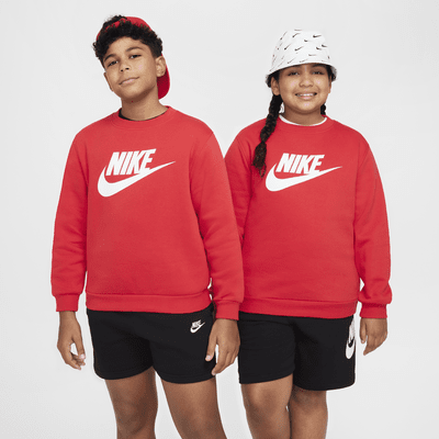 Sudadera sin cierre para niños talla grande (talla amplia) Nike Sportswear Club Fleece