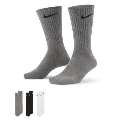 Chaussettes training mi-mollet Nike Everyday Lightweight (3 paires). Nike BE
