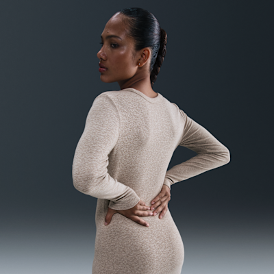 Nike Sportswear Chill Knit Women's Tight Long-Sleeve Midi Mini-Rib Dress