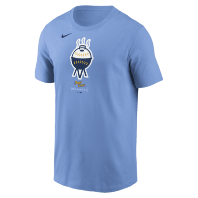 Мужская футболка Milwaukee Brewers City Connect Logo