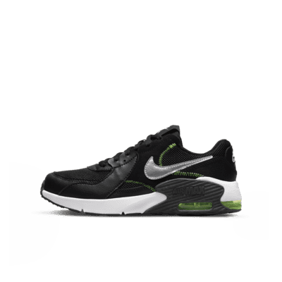 nike air max excee black and green