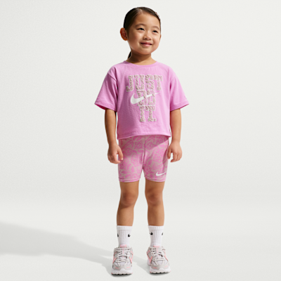 Nike Lace It Up Toddler 2-Piece Bike Shorts Set