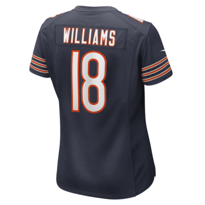 Jersey Nike de la NFL Game para mujer Caleb Williams Chicago Bears