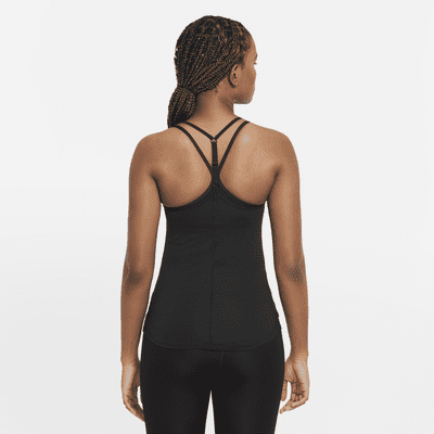 Nike Dri-FIT One Elastika singlet med standard passform til dame