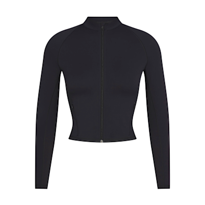 Chamarra de cierre completo de cuello alto para mujer NikeSKIMS Matte