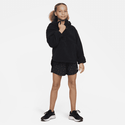 Nike Dri-FIT One Big Kids' (Girls') High-Waisted Woven Training Shorts ...