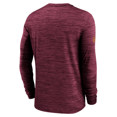 Washington Commanders Sideline Velocity Men's Nike Dri-FIT NFL Long-Sleeve T-Shirt