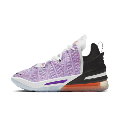 lebron 18 black and pink