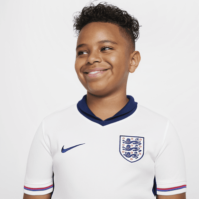 England (Women's Team) 2024/25 Stadium Home Nike Replika Fußballtrikot mit Dri-FIT-Technologie (ältere Kinder)