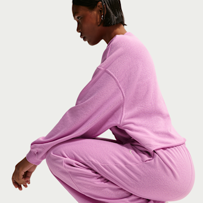 Pants de French Terry de tiro medio con dobladillo abierto para mujer Nike Sportswear Chill Terry