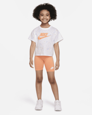 Brullen Gebruikelijk Zie insecten Nike Little Kids' Swoosh Pop Bike Shorts Set. Nike.com