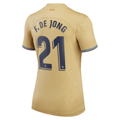 Barcelona 2022/23 Stadium Away (Frenkie de Jong) Women's Nike