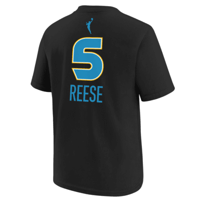 Playera Nike de la WNBA para niños talla grande Angel Reese Chicago Sky Explorer Edition