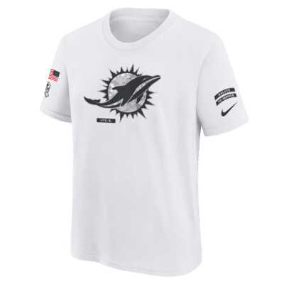 Miami Dolphins Salute to Service Primary Edge Legend Big Kids' Nike Dri-FIT NFL T-Shirt