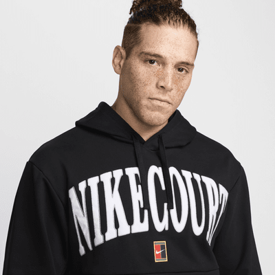 Felpa da tennis in fleece con cappuccio Dri-FIT NikeCourt Heritage – Uomo