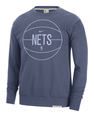 Мужской свитшот Brooklyn Nets Standard Issue Nike Dri-FIT NBA