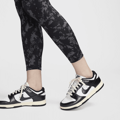 Leggings estampados de tiro alto de 7/8 para mujer Nike One