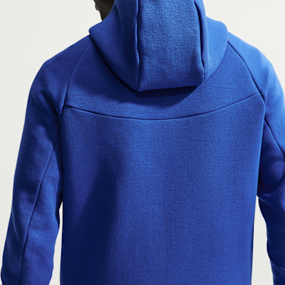 Nike FFF Tech Fleece Windrunner Nike Tam Boy Fermuarlı Erkek Kapüşonlu Futbol Üstü görsel 2