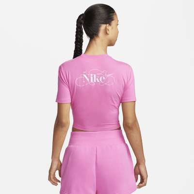 Playera slim cropped para mujer Nike Sportswear Essential