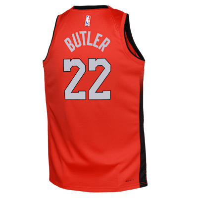 Jersey Nike Dri-FIT de la NBA Swingman para niños talla grande Jimmy Butler Miami Heat 2024/25 City Edition