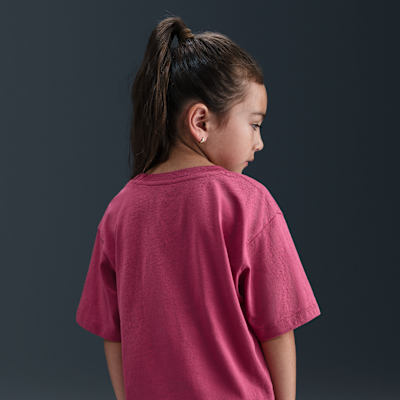 Playera para niños talla pequeña Nike Cozy
