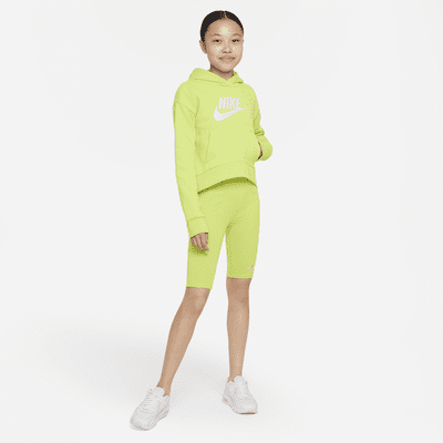 Nike Sportswear Big Kids' (Girls') High-Rise 9" Bike Shorts