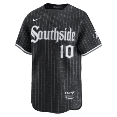 Jersey Nike Dri-FIT ADV de la MLB Limited para hombre Yoán Moncada Chicago White Sox City Connect