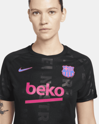 F.C. Barcelona Home Women's Nike Dri-FIT Pre-Match Football Top