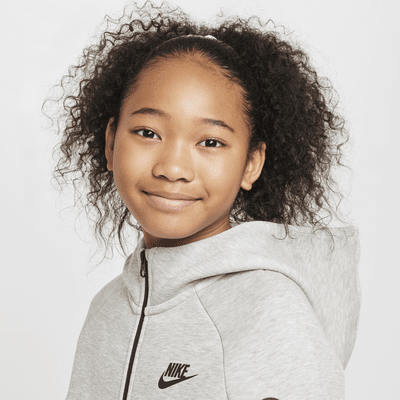 Nike Sportswear Tech Fleece Hoodie mit durchgehendem Reißverschluss für ältere Kinder