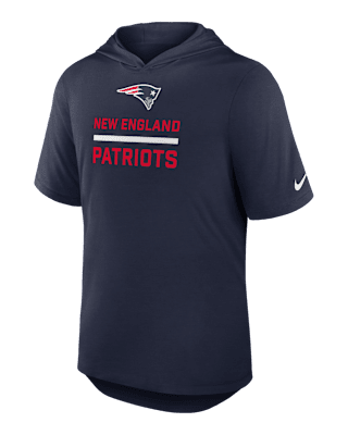 Мужская футболка New England Patriots Nike Dri-FIT NFL Hooded
