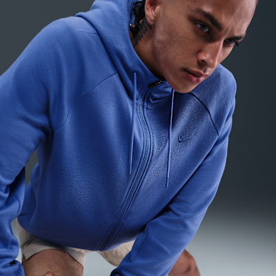 Nike Primary Fleece Sudadera con gorro de alto rendimiento Dri-FIT UV de cierre completo para hombre
