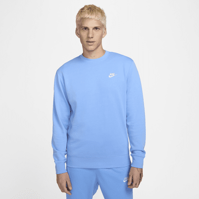 Nike Sportswear Club Herenshirt van sweatstof met ronde hals