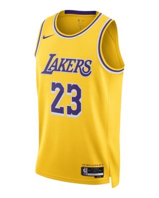 Los Angeles Lakers Association Edition 2022/23 Nike Dri-FIT NBA Swingman  Jersey In White, Size: 3XL, DN2081-100