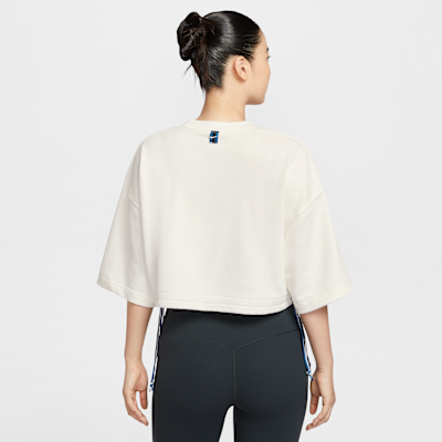 Nike Sportswear Phoenix Fleece Women's Short-Sleeve Cropped French Terry Top