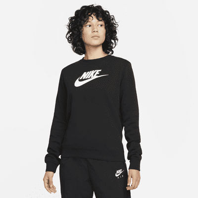 Sudadera con cuello redondo con logotipo para mujer Nike Sportswear Club Fleece