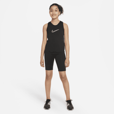 Camiseta de tirantes de entrenamiento Dri-FIT para niña talla grande Nike One